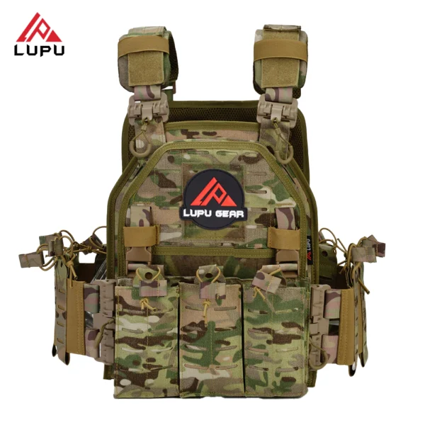 LUPU 1000D Nylon Camo Molle Plate Carrier Vest LP1418