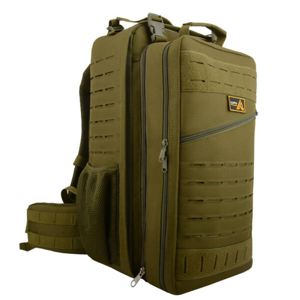 saco para portátil verde-tático