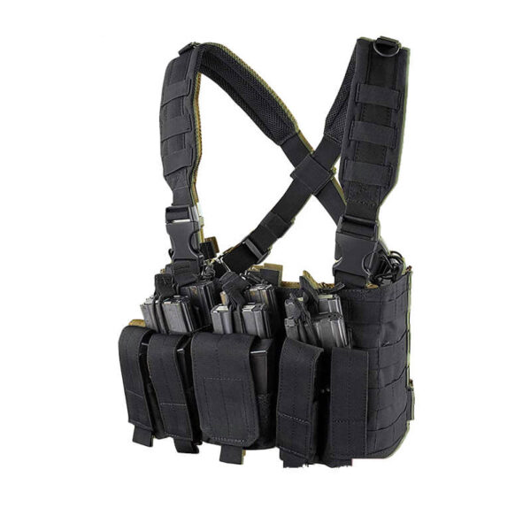 Lightweight Tactical Chest Rig With Molle Webbing