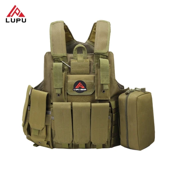 LUPU BL058 Molle Mens Tactical Vest With Pouches