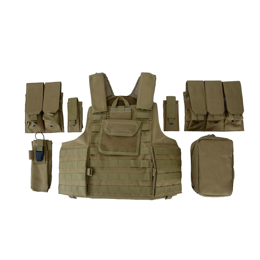 LUPU BL058 Molle Mens Tactical Vest With Pouches - Storage Options