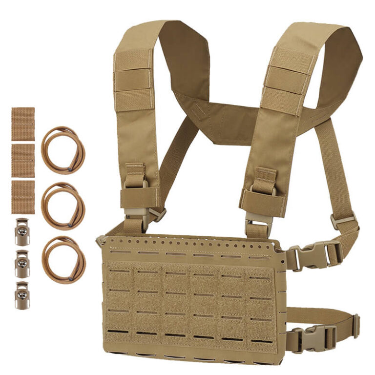 Laser Cut Molle Chest Rig Camouflage