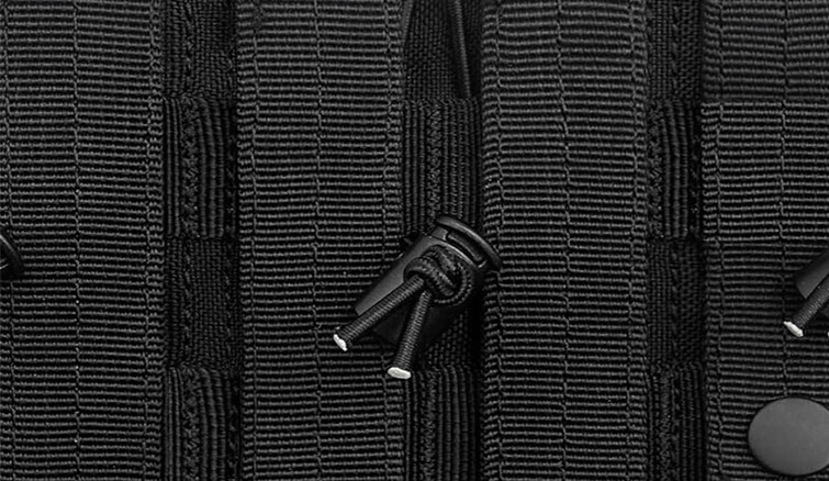 bolsa para cartuchos tácticos com correias de bungee ajustáveis