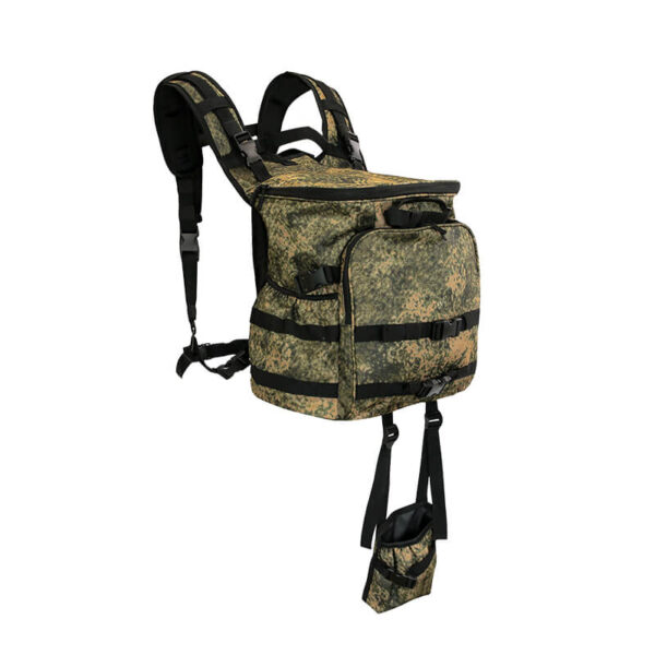mochila de caça tática com suporte para espingarda