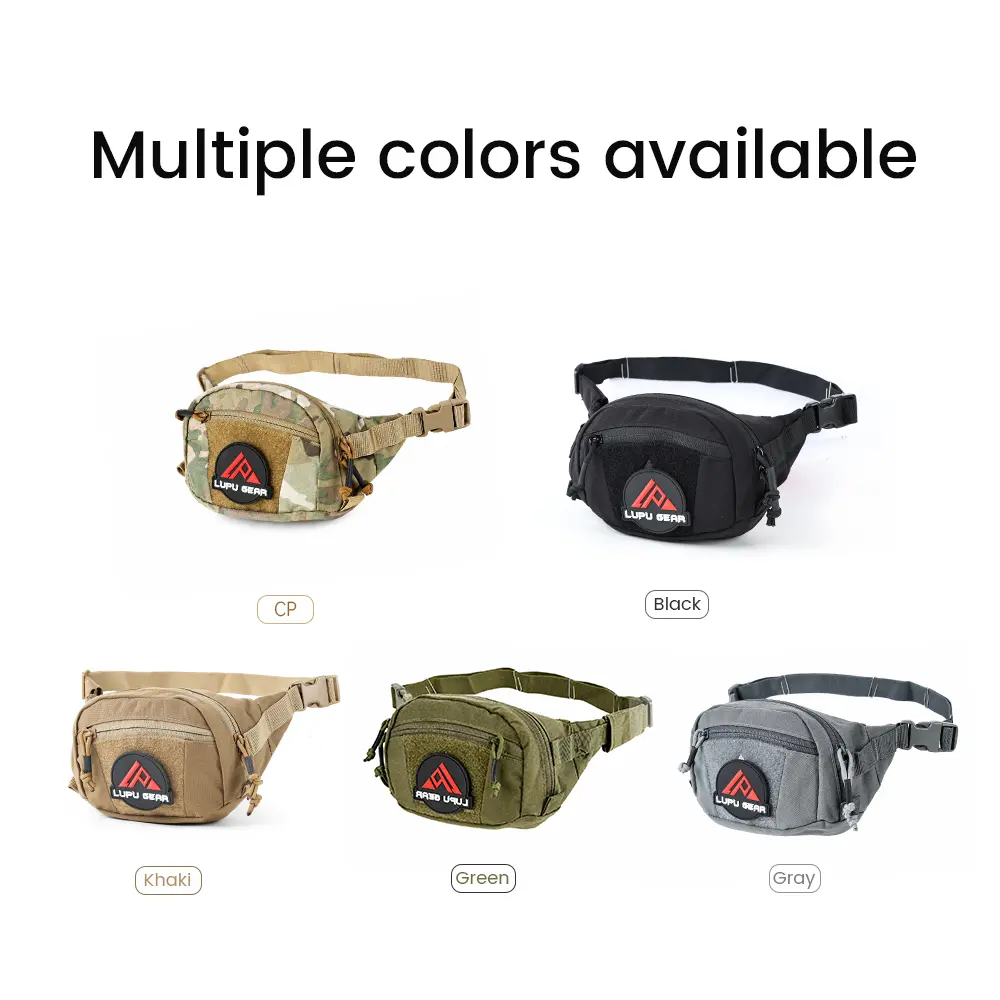 LUPU-500D-Cordura-Black-Tactical-Waist-Pack-LP1519-Colors-Options LUPU 500D Cordura Black Tactical Waist Pack LP1519 Colors Options