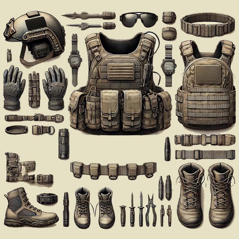 Porte-cartouches Tactique Rabuu – 5 Tours Calibre 12, Sangle MOLLE, Nylon Léger, Compact, Pour Airsoft, Jeu D'équipe, Cinéma