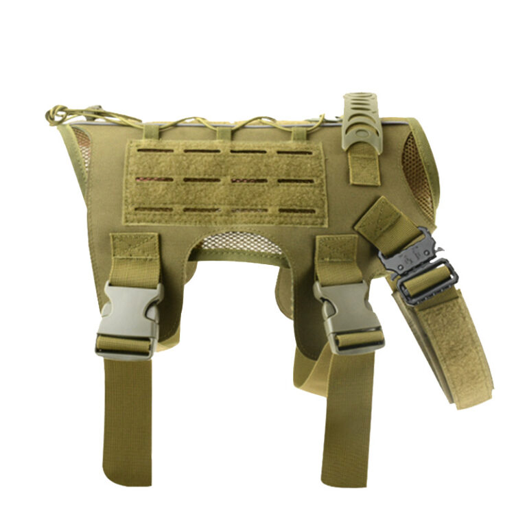Tactical Molle Dog Harness With Velcro