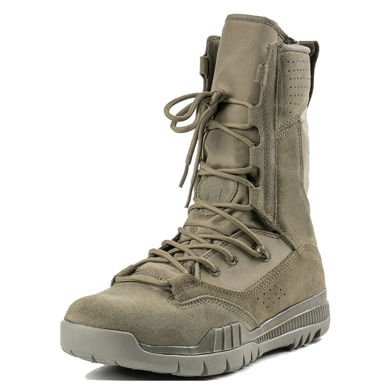 Bottes Tactiques Homme - Bottes De Travail Militaires Imperméables, Semelle Antidérapante - Pour Randonnée, Moto, Airsoft
