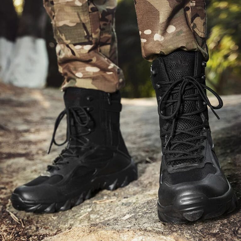 Black Tactical Boots