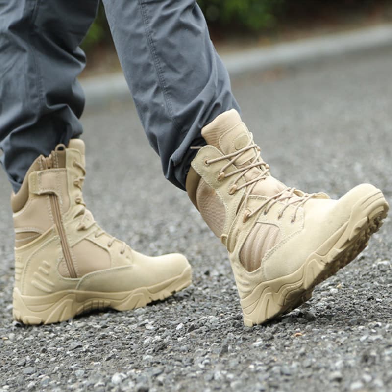 Botas tácticas transpirables de caña alta