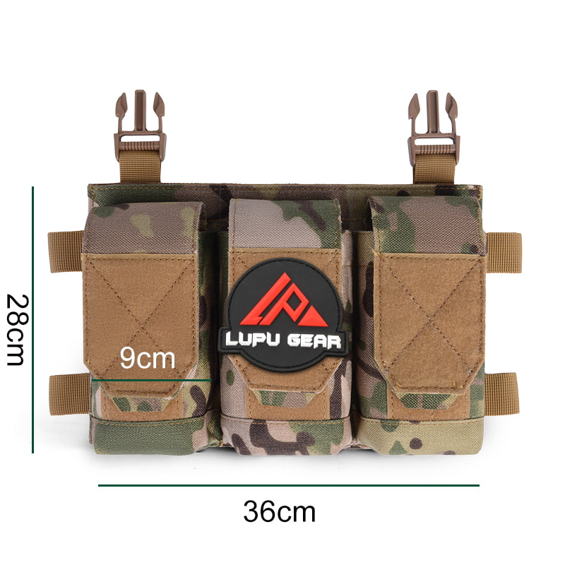 Portacargador triple desmontable con hebilla universal 03 Portacargador triple desmontable con hebilla universal 03