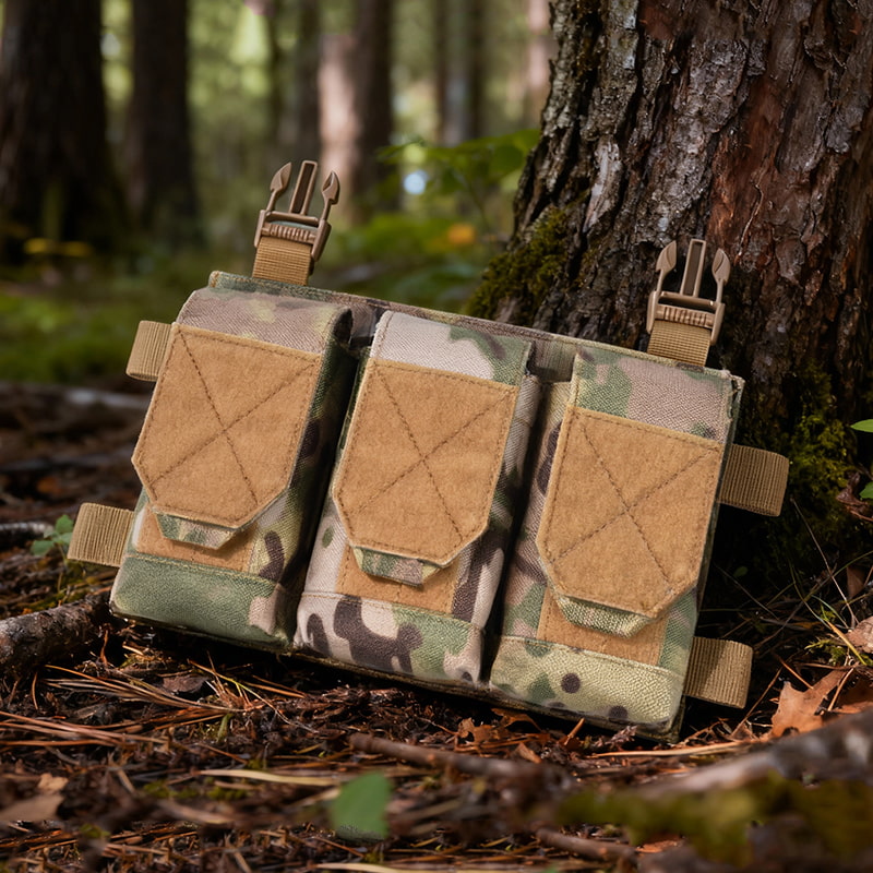 Portacargador triple desmontable con hebilla universal 07 Portacargador triple desmontable con hebilla universal 07