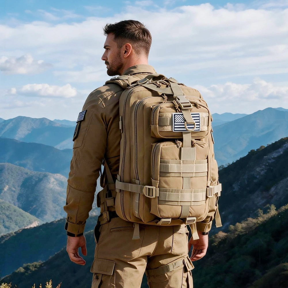 LUPU-900D-Oxford-3P-Tactical-Backpacks-BL007-Model-Scene LUPU 900D Oxford 3P Tactical Backpacks BL007 Model Scene