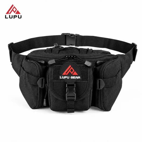 LUPU 900D Oxford Black Tactical Fanny Bag LP1653