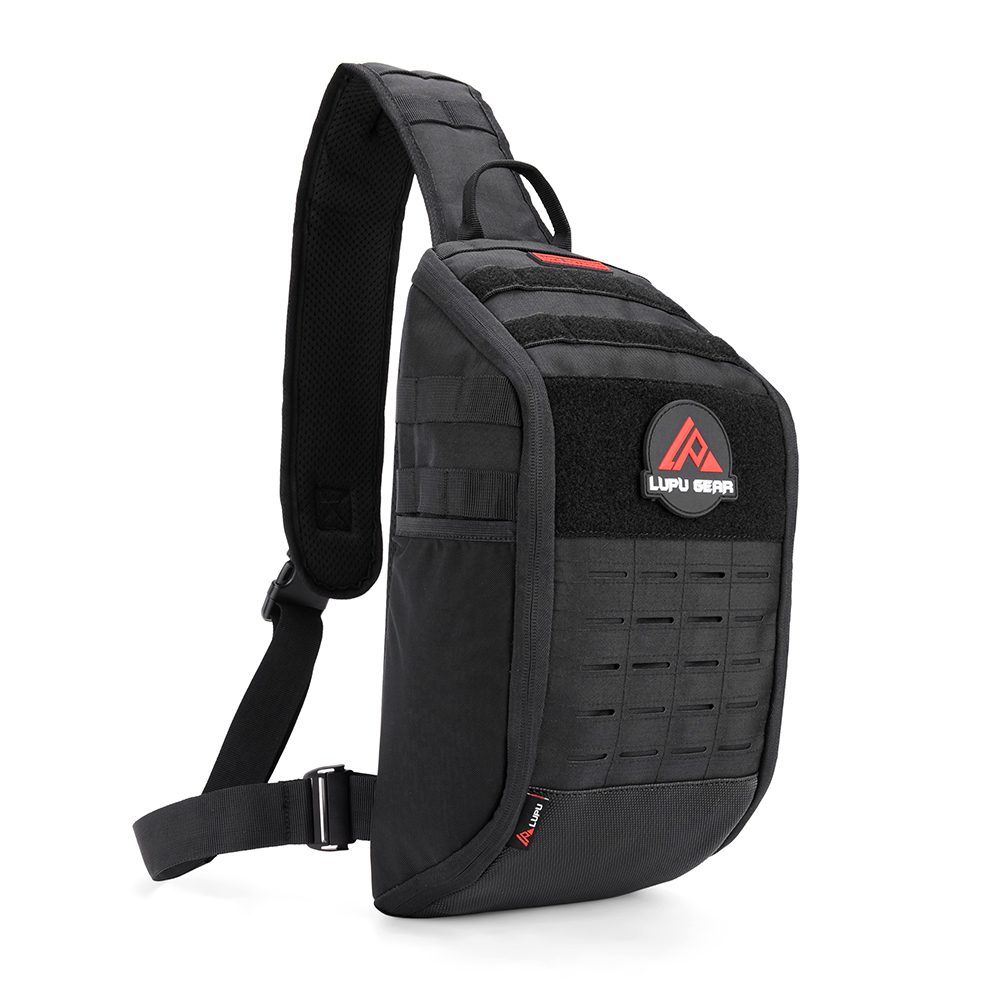 LUPU Tactical Black Sling Bag LP2133 01