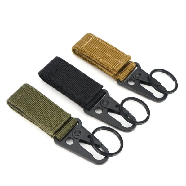 LUPU Tactical Keychain Straps With Carabiner Clip & Keyring LP5106