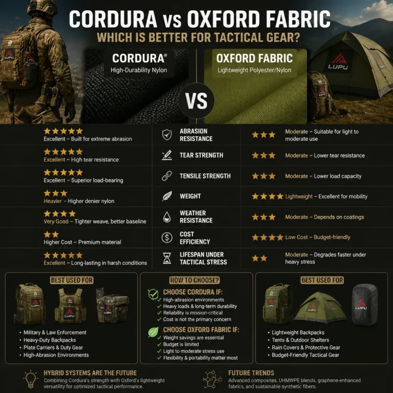Cordura vs Oxford Fabric - Which Is Better for Tactical Gear