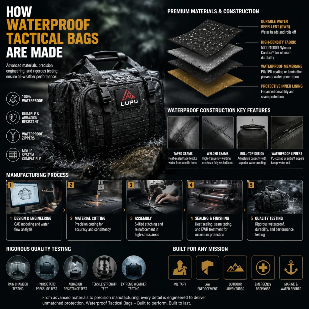 How Waterproof Tactical Bags Are Made