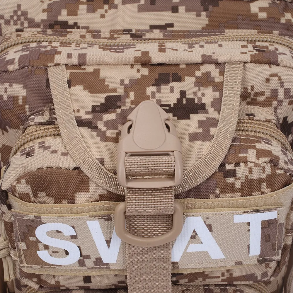 LUPU BL020 3P tactical backpack arc-shaped top cover, featuring a precision-stitched design that offers enhanced weather protection and streamlined access to the primary equipment compartment.