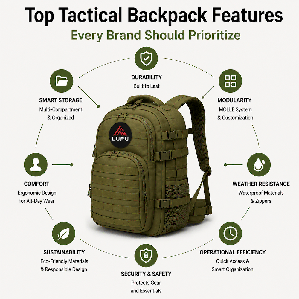 Top Tactical Backpack Features Every Brand Should Prioritize