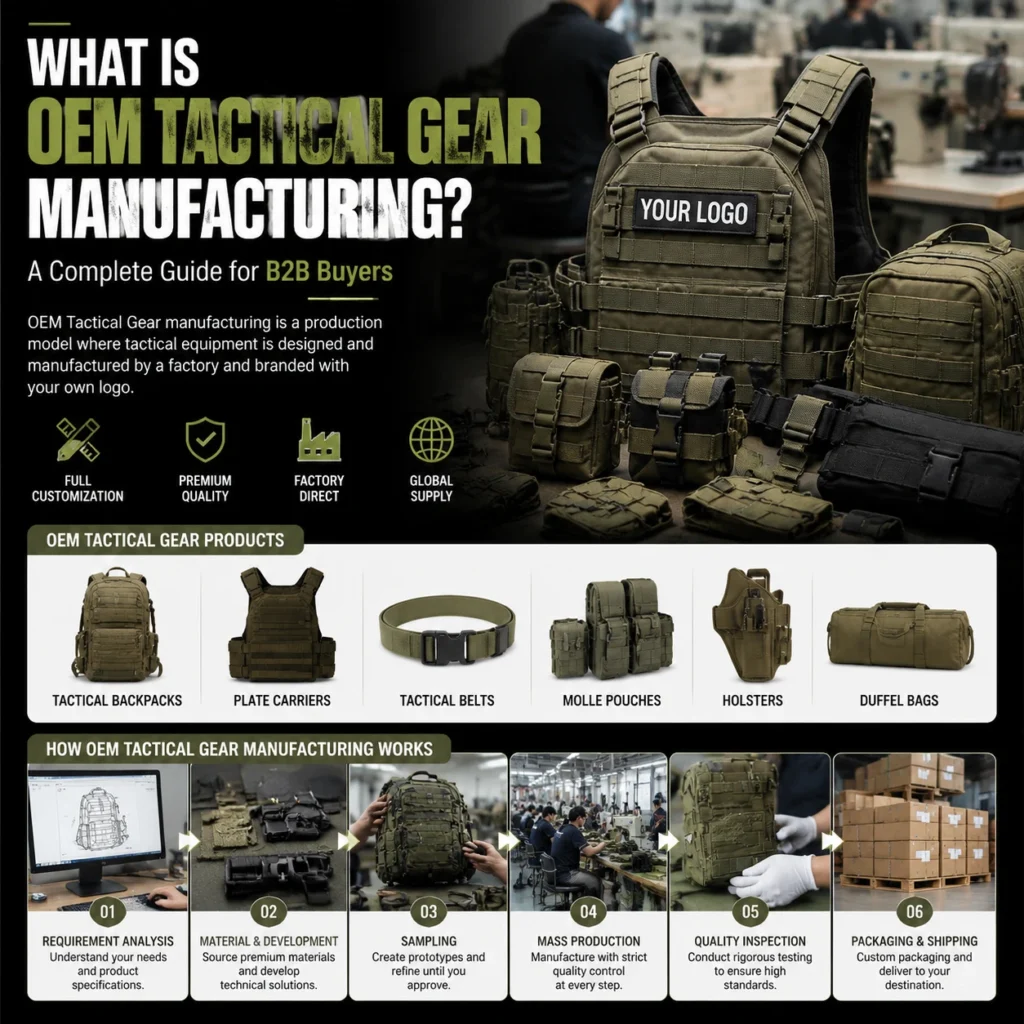 What Is OEM Tactical Gear Manufacturing