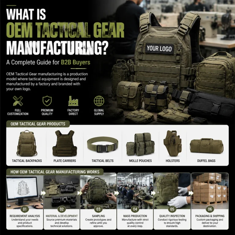 What Is OEM Tactical Gear Manufacturing