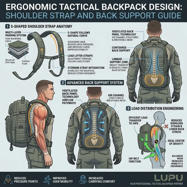 Ergonomic Tactical Backpack Design