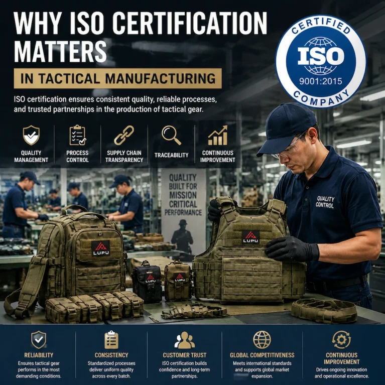 ISO Tactical Gear Manufacturing - Why Certification Matters
