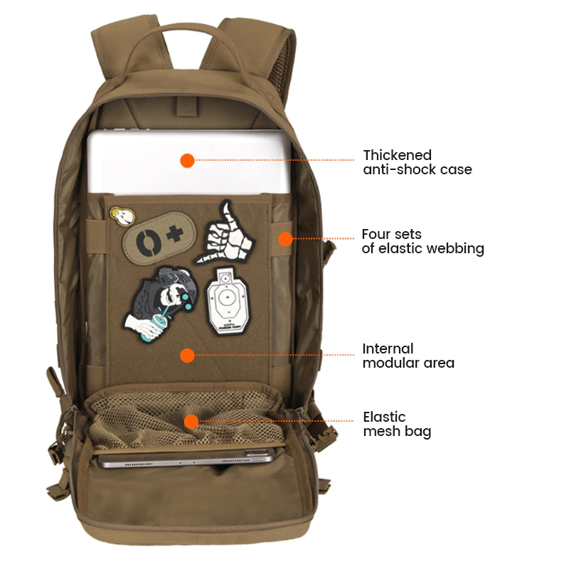 LUPU-500D-Nylon-Outdoor-Tactical-Backpack-LP5111-Internal-Structure LUPU 500D Nylon Outdoor Tactical Backpack LP5111 Internal Structure
