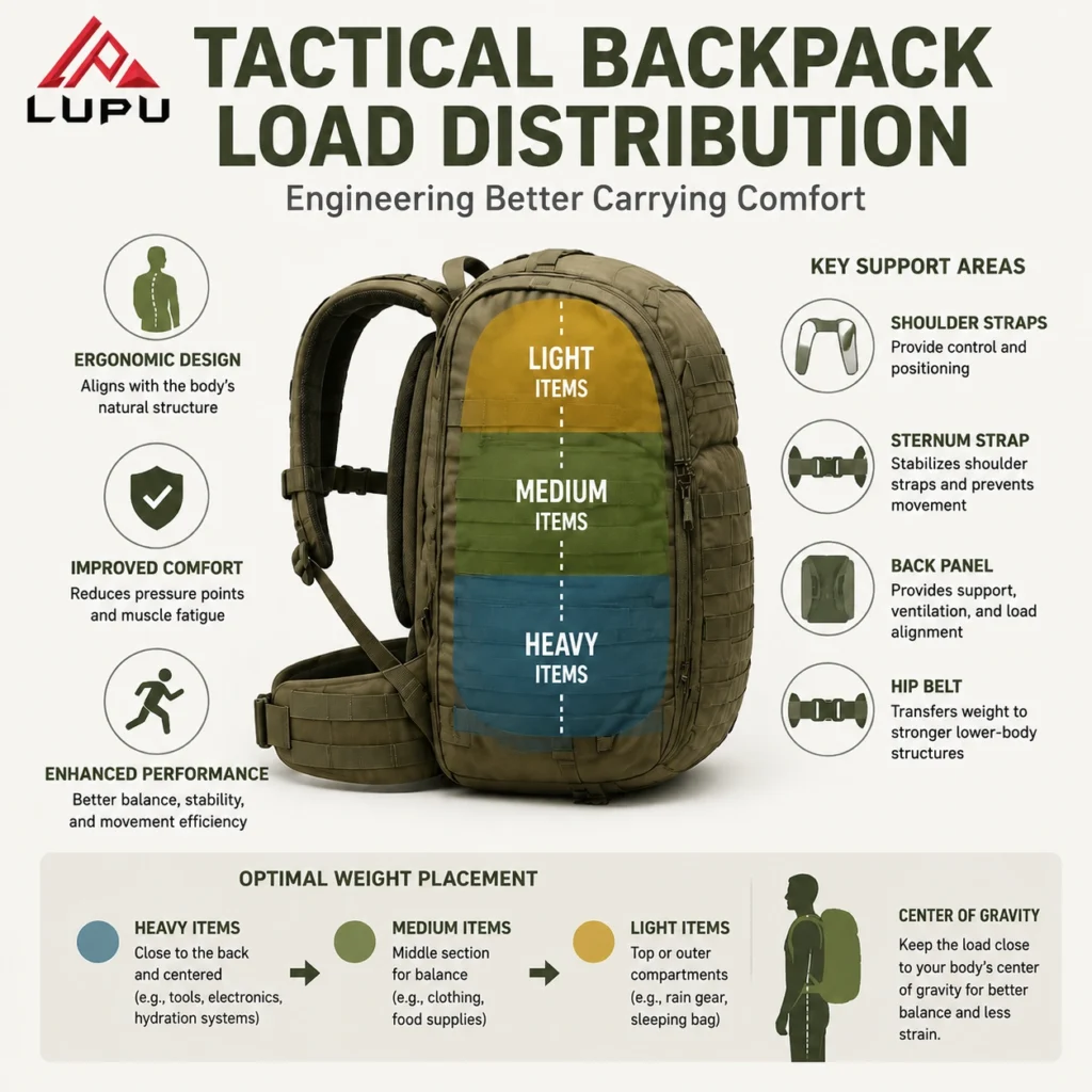 Tactical Backpack Load Distribution