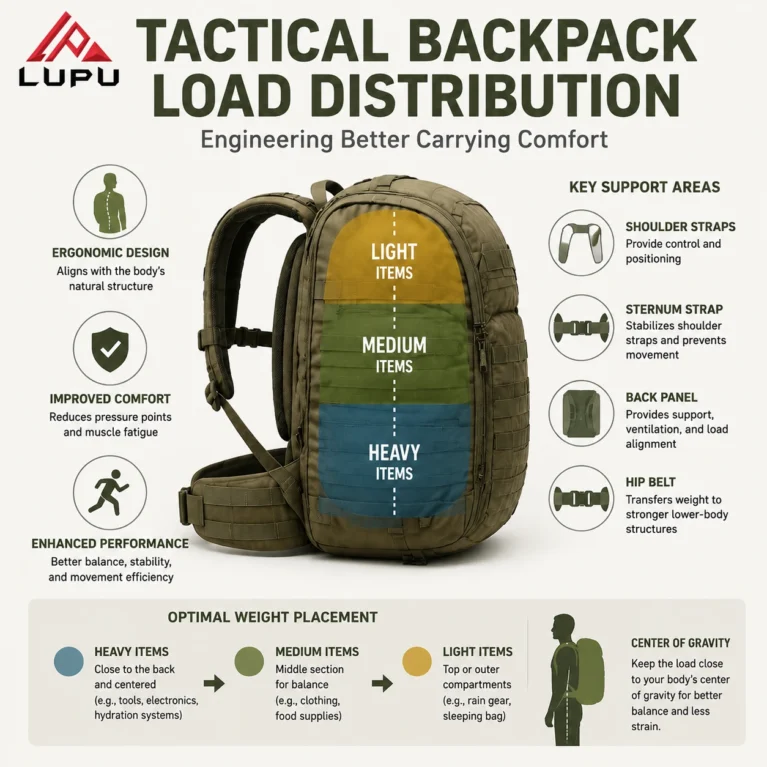 Tactical Backpack Load Distribution