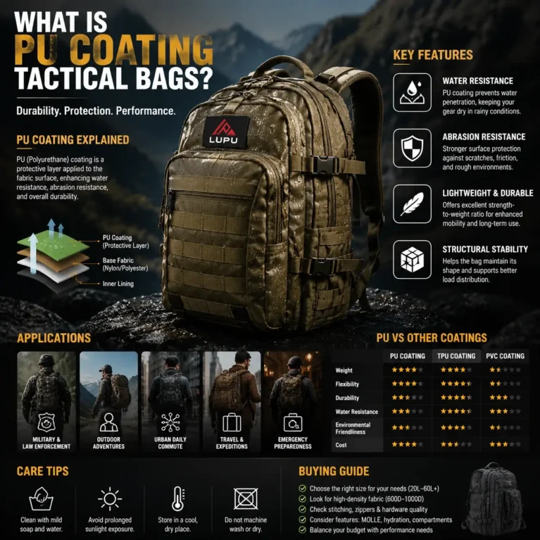 What Is PU Coating Tactical Bags