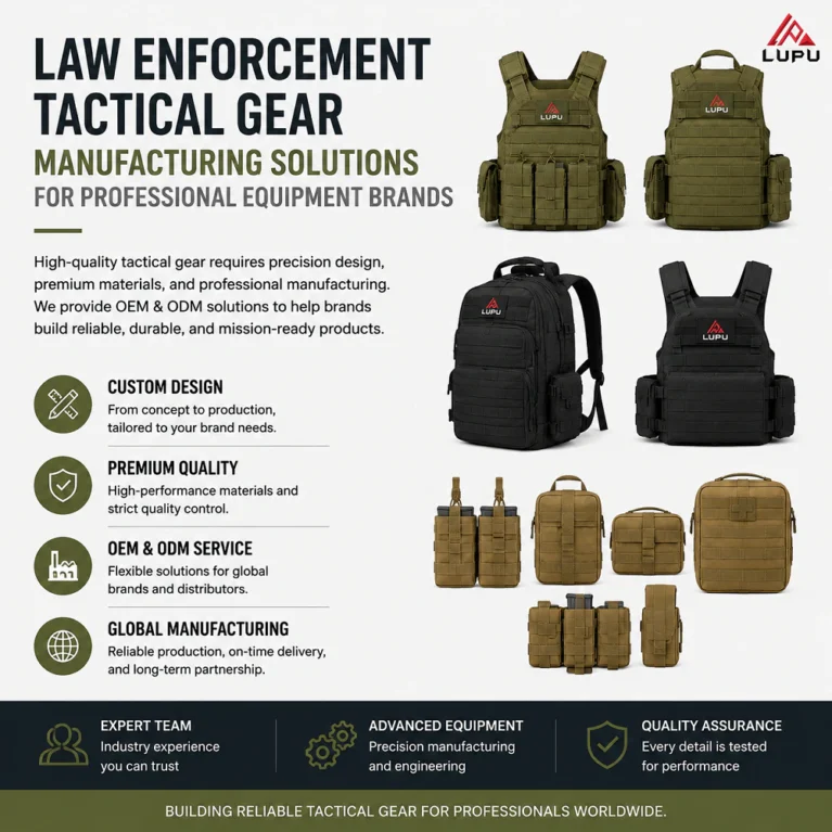 Law Enforcement Tactical Gear: Manufacturing Solutions for Professional Equipment Brands