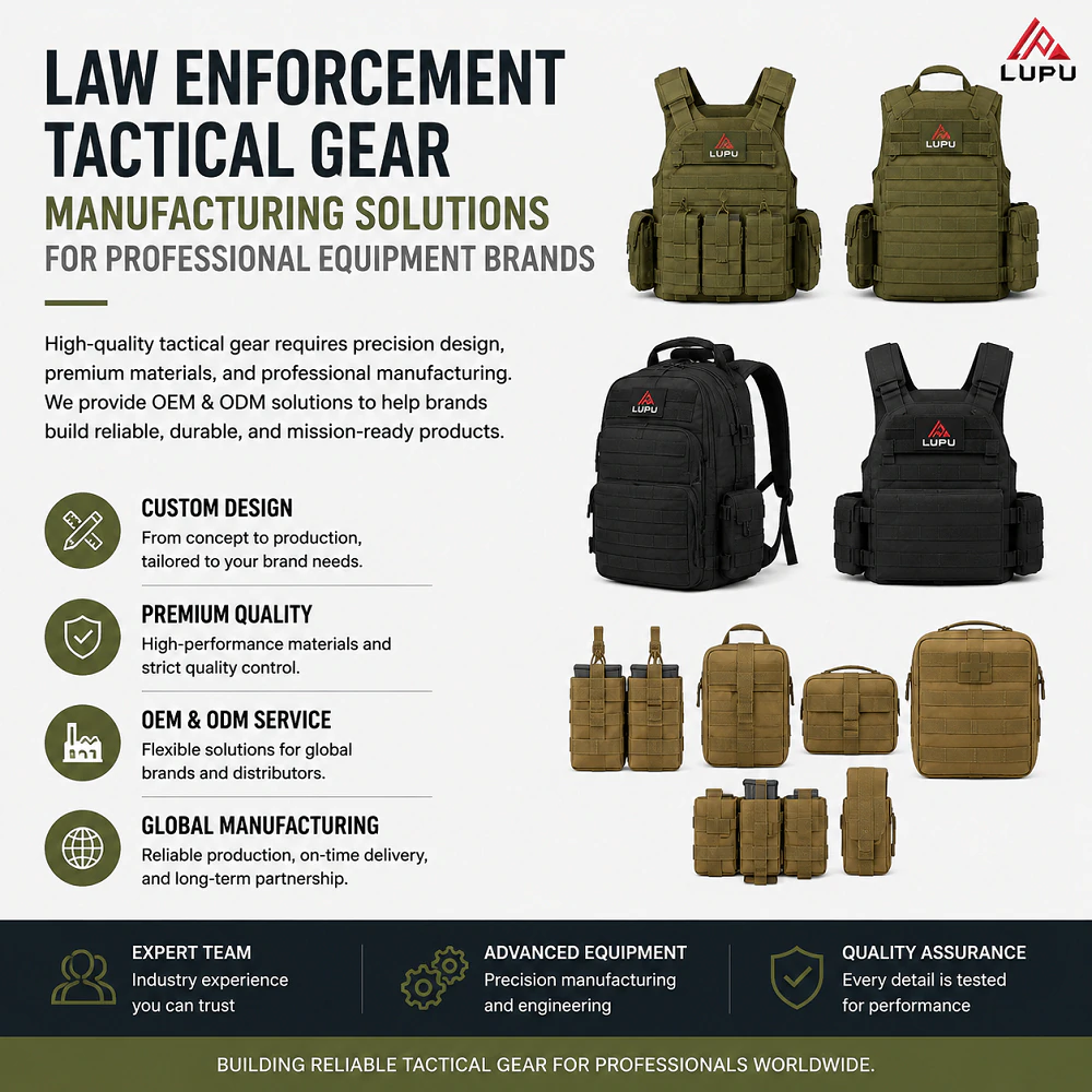 Law Enforcement Tactical Gear: Manufacturing Solutions for Professional Equipment Brands