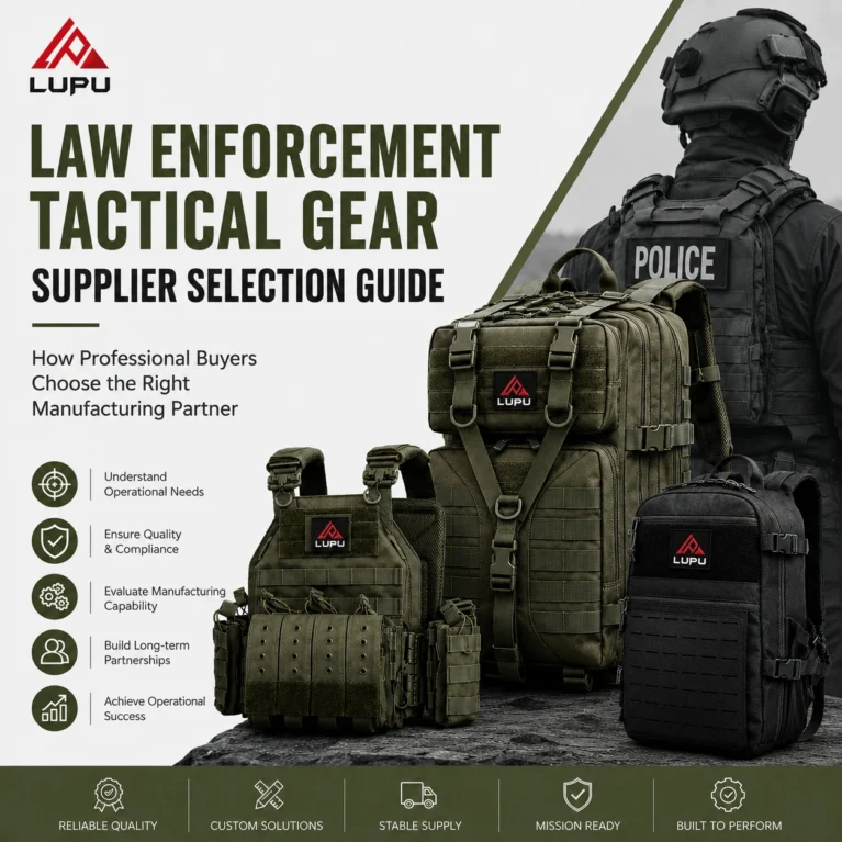 Law Enforcement Tactical Gear Supplier Selection Guide
