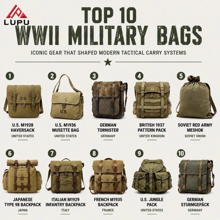 Top 10 WWII Military Bags: Iconic Gear That Shaped Modern Tactical Carry Systems