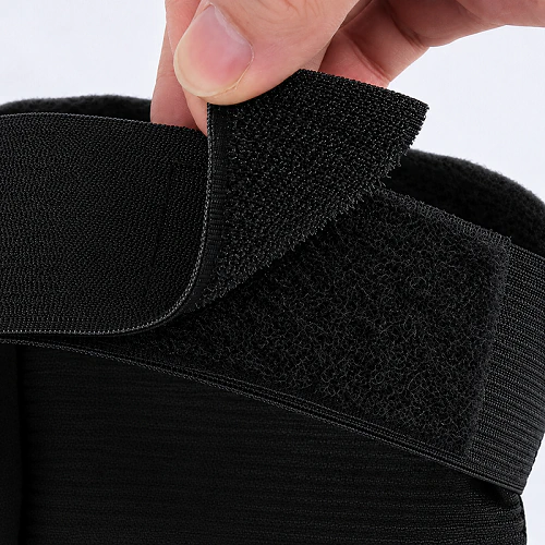 LUPU Black Tactical Knee And Elbow Pads LP5105 - Hook-and-Loop