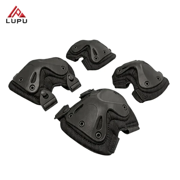 LUPU Black Tactical Knee And Elbow Pads LP5105