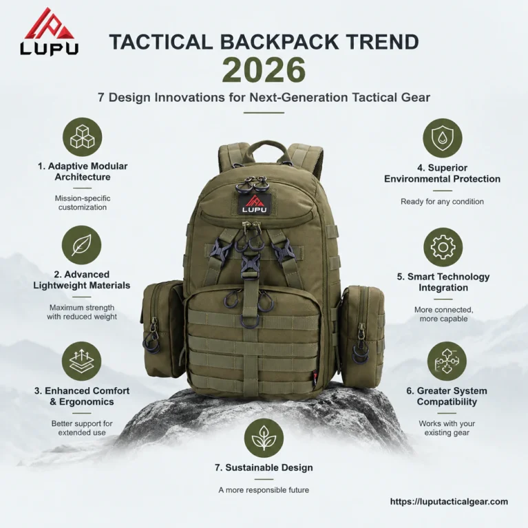 Tactical Backpack Trend 2026 - 7 Design Innovations for Next-Generation Tactical Gear