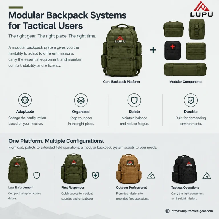 Why Modular Backpack Systems Are Important for Tactical Users